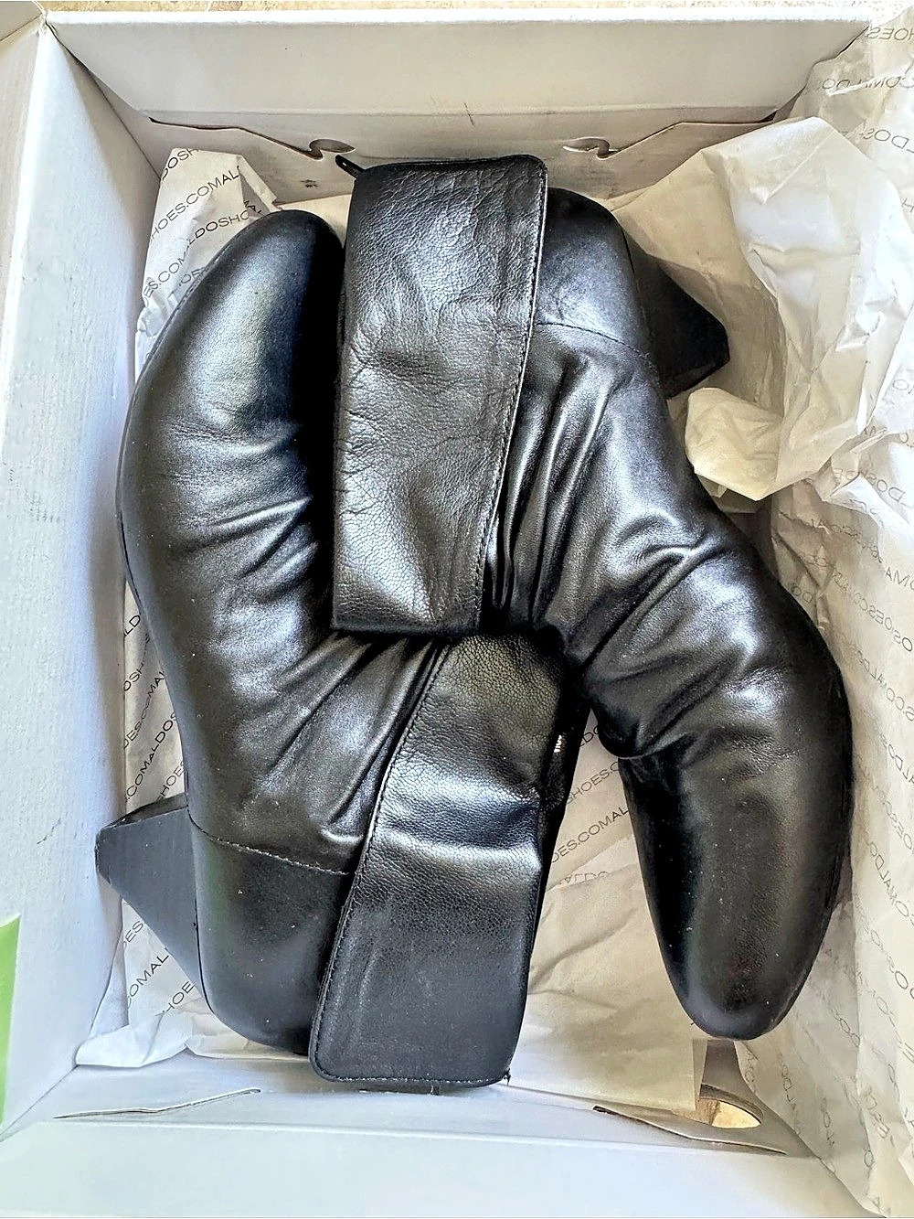 ALDO MCKUSKER Black Ankle Boots EU 40